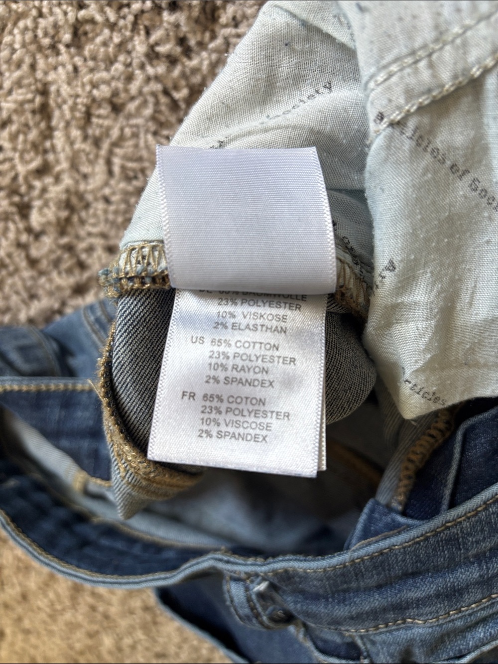 Articles Of Society Indigo Ripped Frayed Hem Jeans - Picture 11 of 16